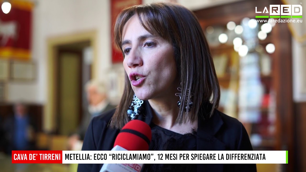 Cava, Metellia presenta &ldquo;Riciclamiamo&rdquo;, 12 mesi per insegnare il corretto conferimento