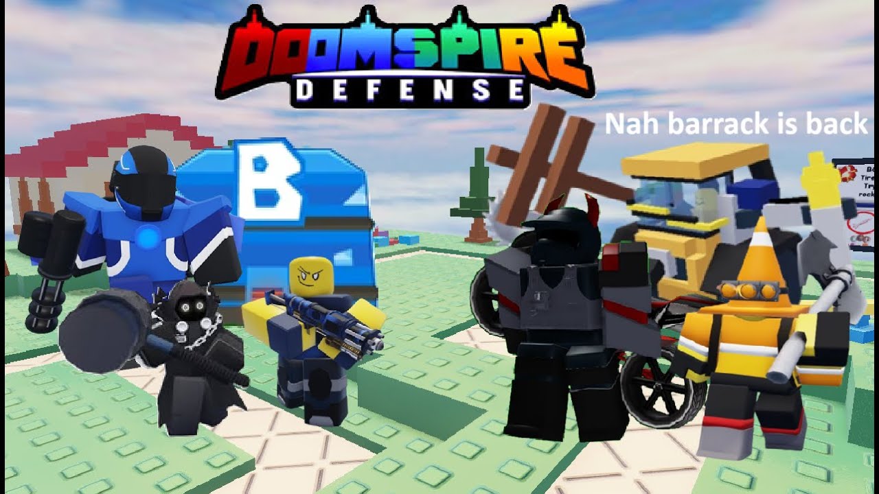 Solo Road Rage with 4 towers | [🎄CHRISTMAS🎄] Doomspire Defense | Roblox Gameplay #24