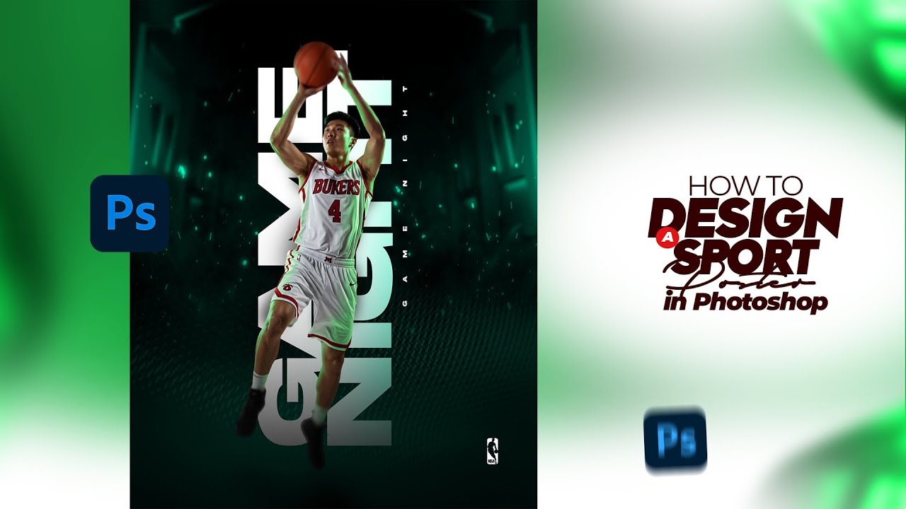 How to Design an Eye-Catching Sports Poster in Photoshop (Step-by-Step Guide)