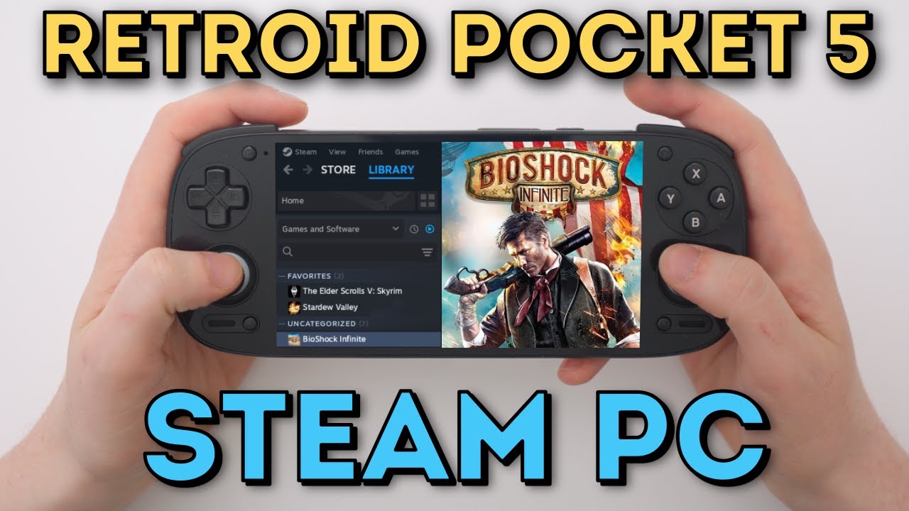 Retroid Pocket 5 as a Steam PC