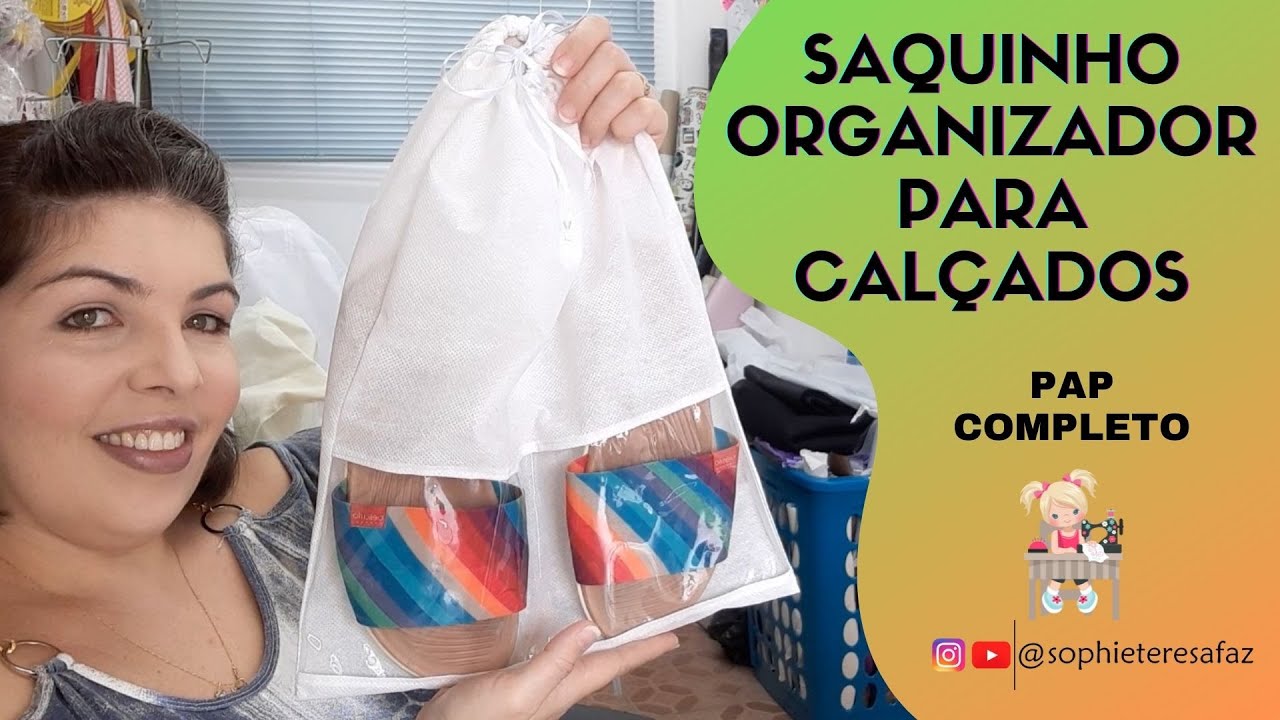 SAQUINHO ORGANIZADOR DE CALÇADOS - PAP COMPLETO