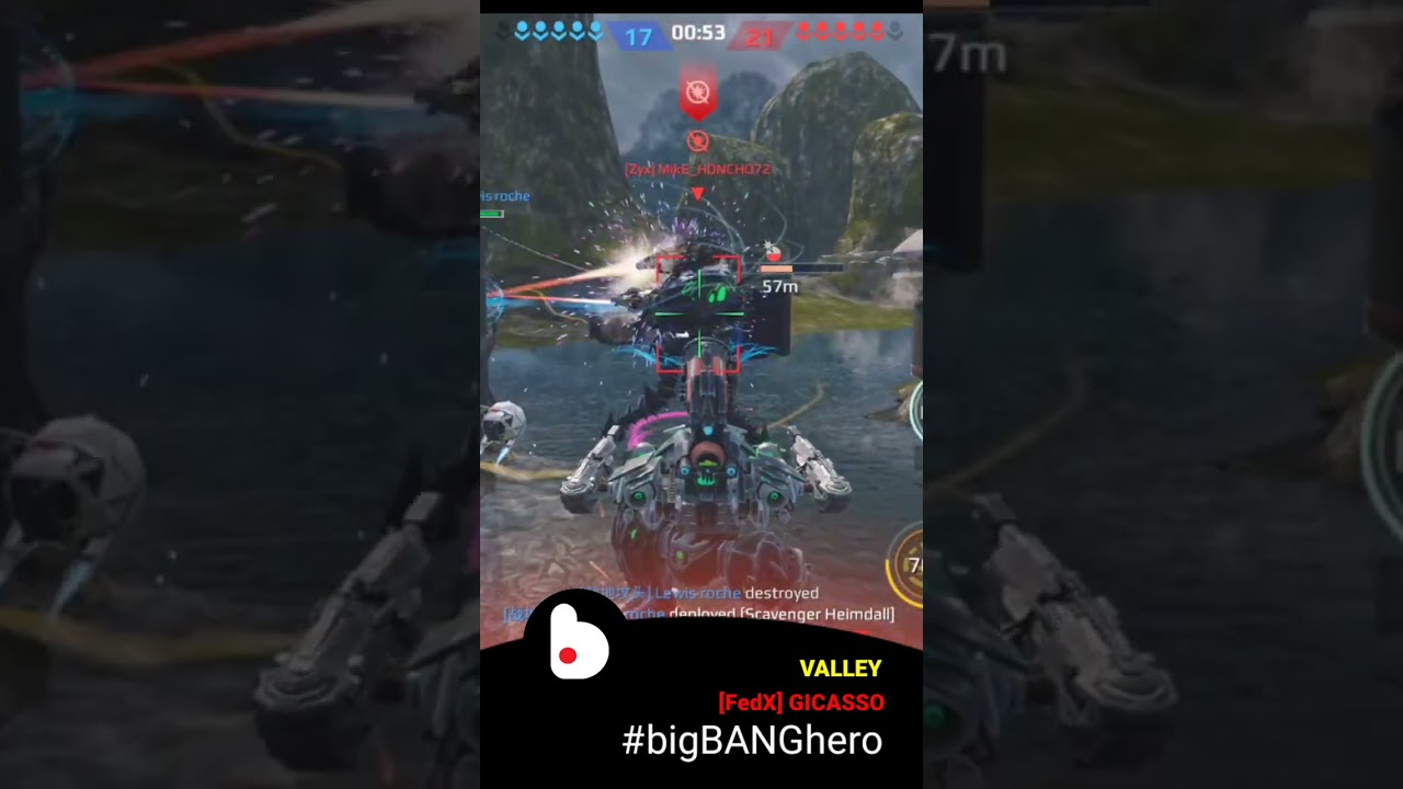 War Robots Brawlers Ball in the Valley Fenrir vs Revenant Mano a Mano Acoustically Sonic Weapons