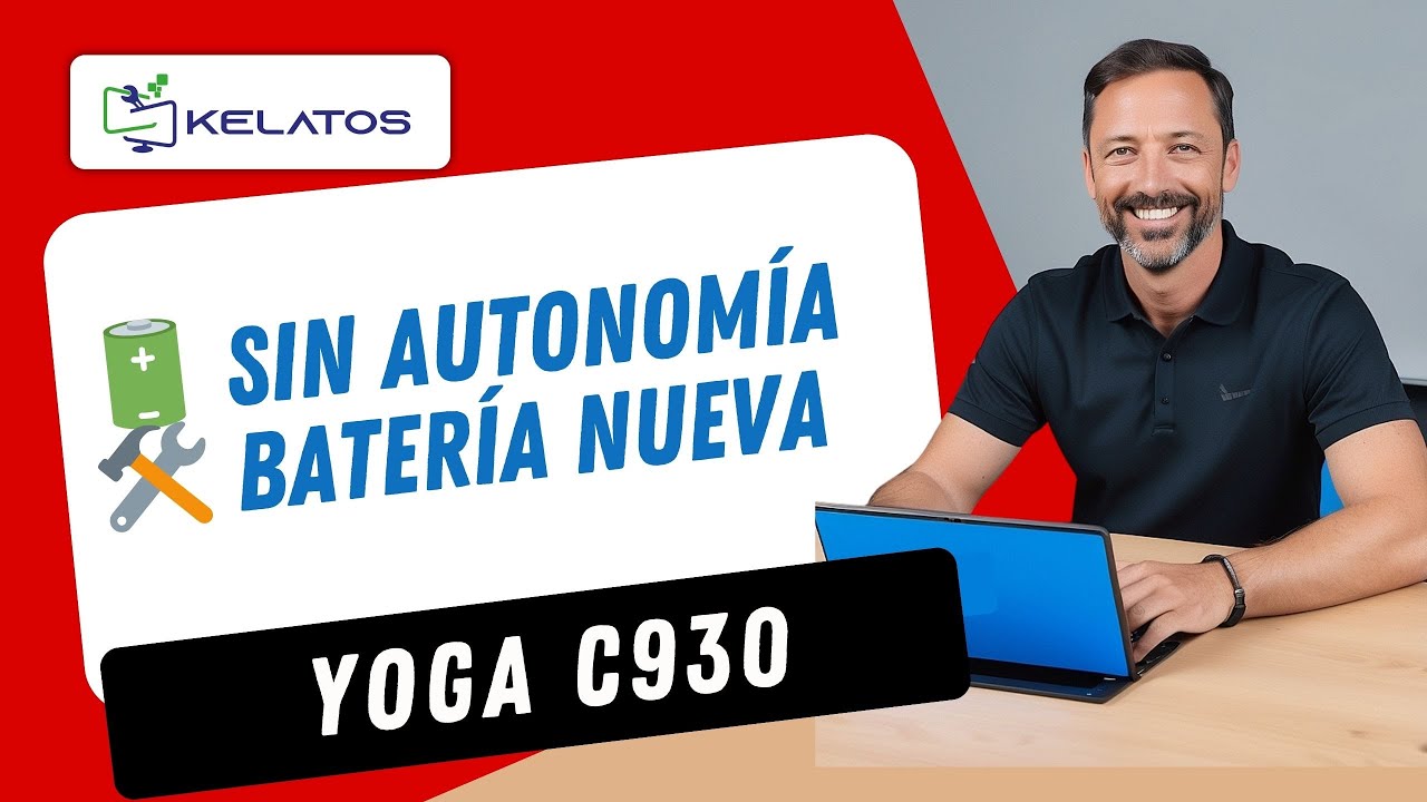 ¿Cómo resolver 🔋autonomía baja en Lenovo Yoga C930? 🛠️ Cambio de batería