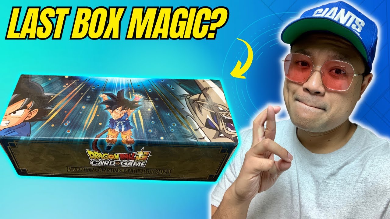 Alt Art SCR? Last Box Magic? Final Dragon Ball Super Premium Anniversary Box 2023