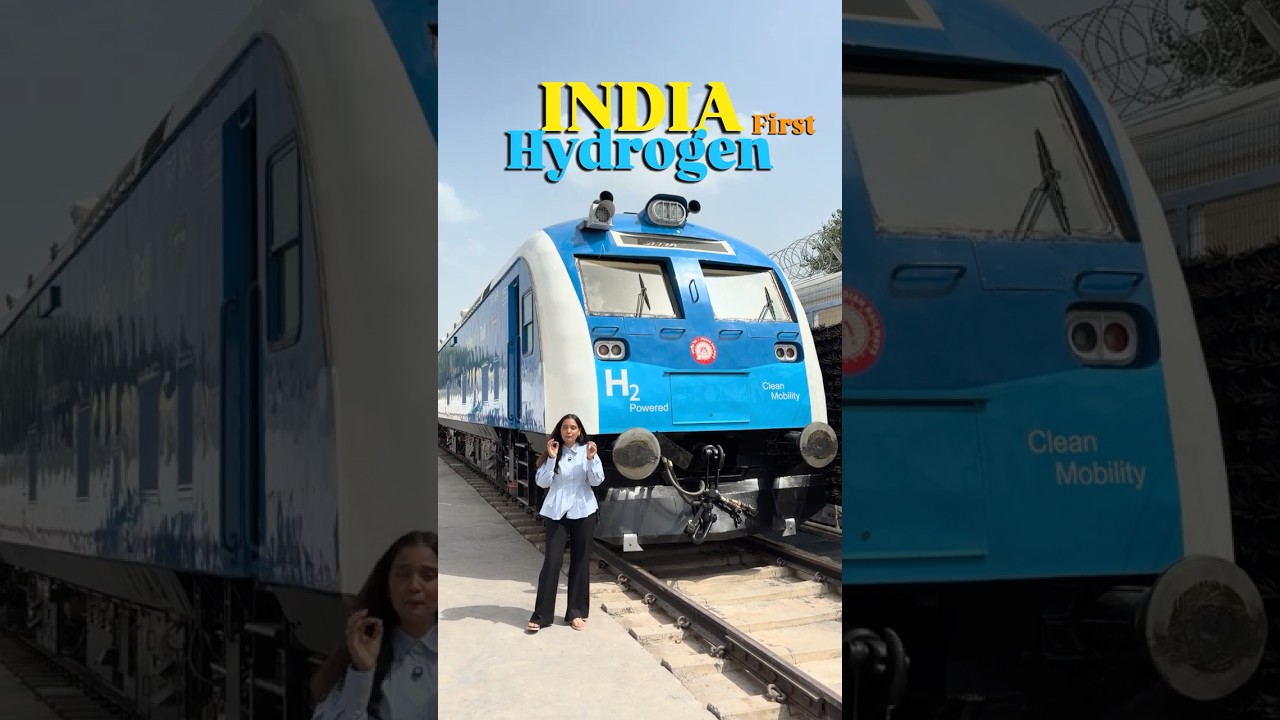 India's First Hydrogen Train to be Inaugurated by Modi Ji #shorts #hydrogentrain #hydrogentrain