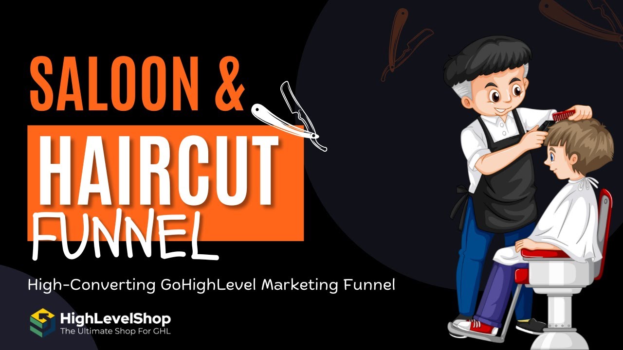 💇&zwj;♀️ Salon & Haircut Funnel | High-Converting GHL Funnels for Salons