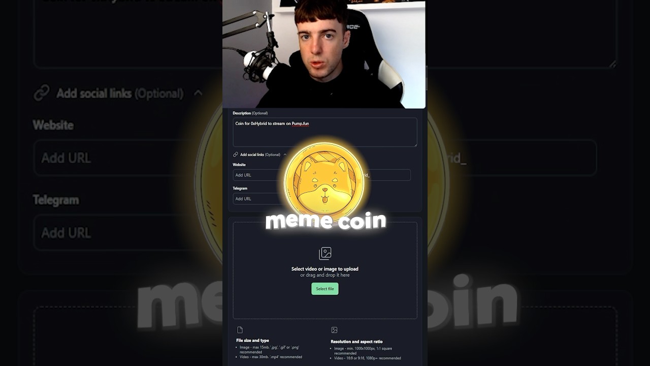 Как создать мемкоин и транслировать на pump.fun 🤝👨🏻&zwj;💻 #memecoins #pumpfun #memecoin #crypto