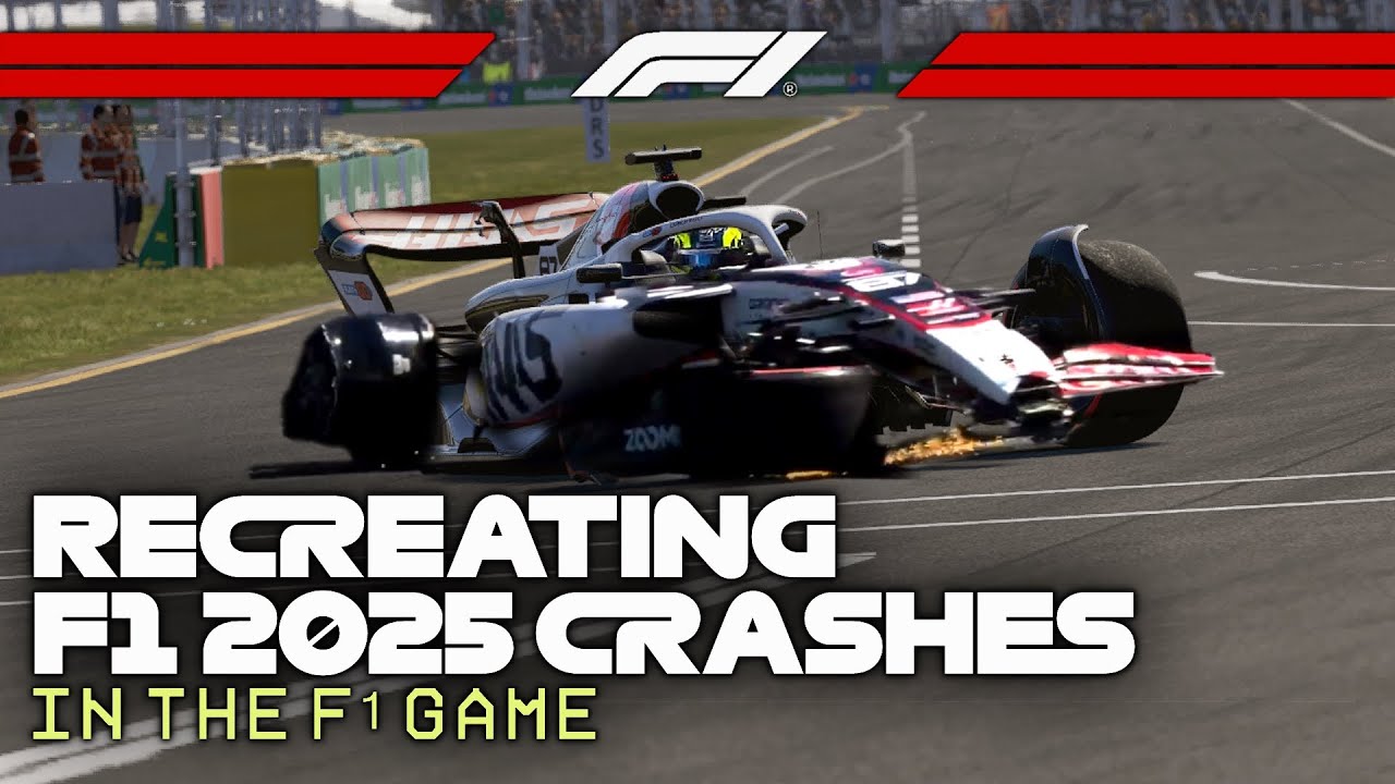 Recreating F1 2025 Crashes on the F1 Game #1