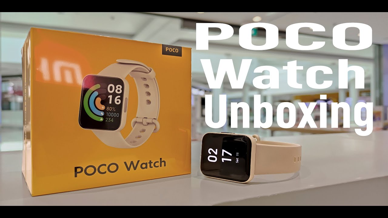 Poco Watch Unboxing Overview vs Redmi Watch 2 lite.