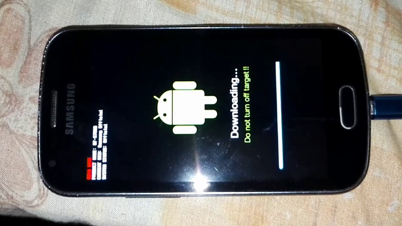 Samsung GT-S7580 firmware update with Odin...