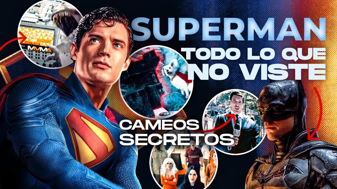 TODOS LOS DETALLES OCULTOS DE SUPERMAN | Easter eggs, referencias, cameos y secretos!