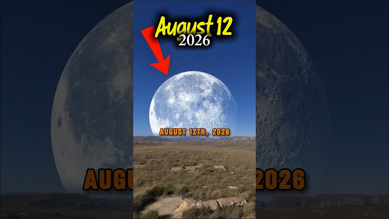 Не пропустите это потрясающее затмение в августе 2026 года! #шорты