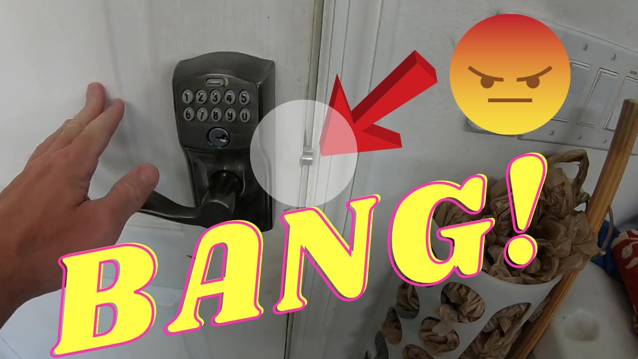 Видео ремонта бесключевого дверного замка Schlage — Дверь не закрывается