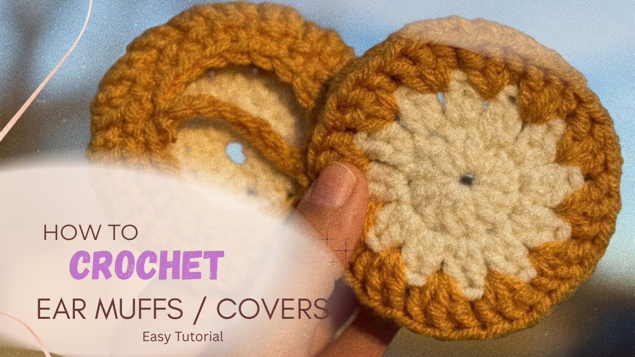 How to Crochet Ear Muffs | Easy Beginner Friendly Tutorial 