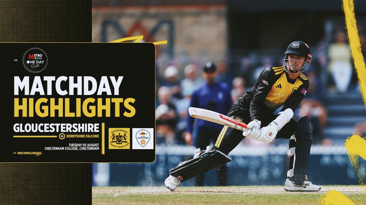 HIGHLIGHTS | Ollie Price century guides Glos to victory in One Day Cup opener | Glos v Derbyshire