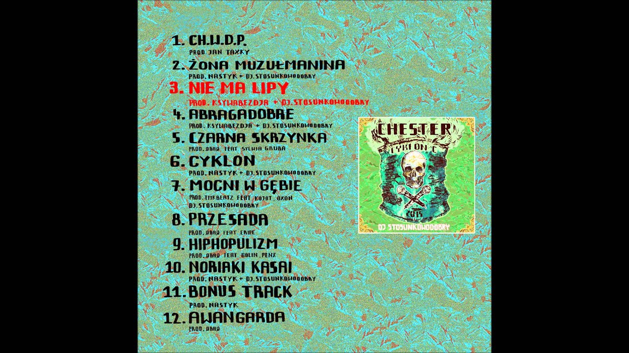 CHESTER- NIE MA LIPY (prod. Ksywabezdja, Dj Stosunkowodobry)