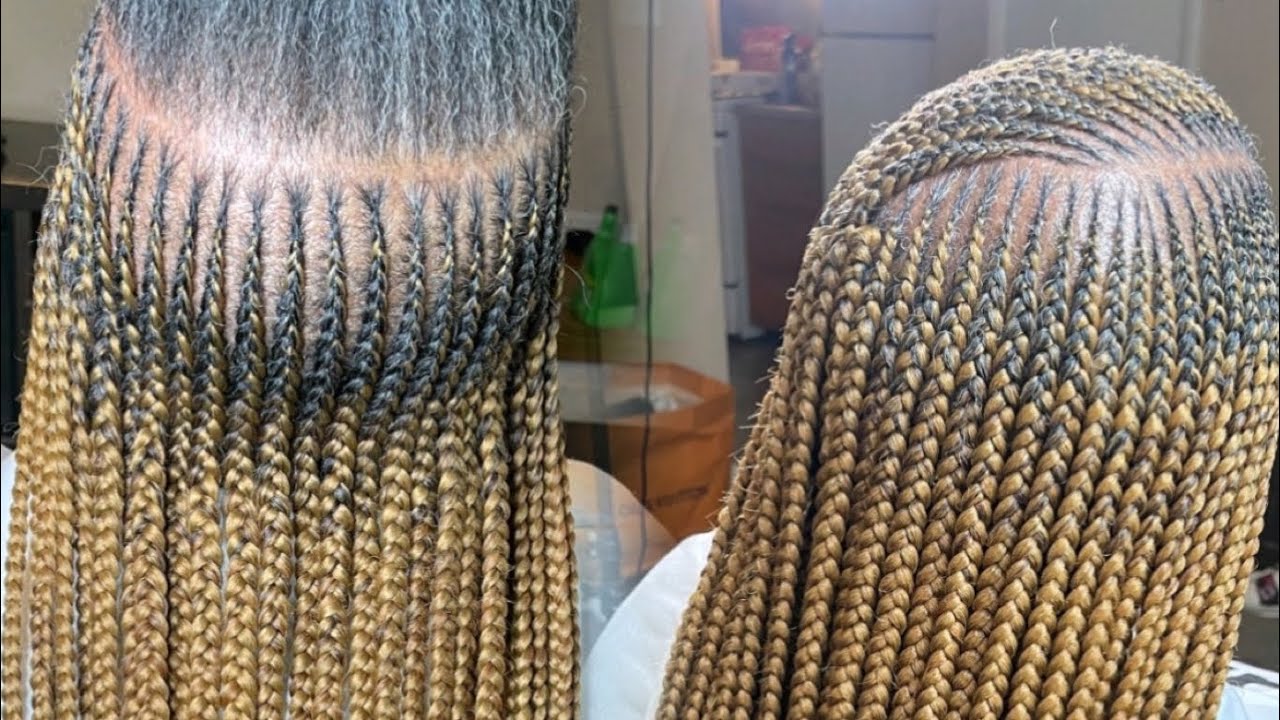 ALL BLONDE #27 TWO LAYER #TRIBAL BRAIDS