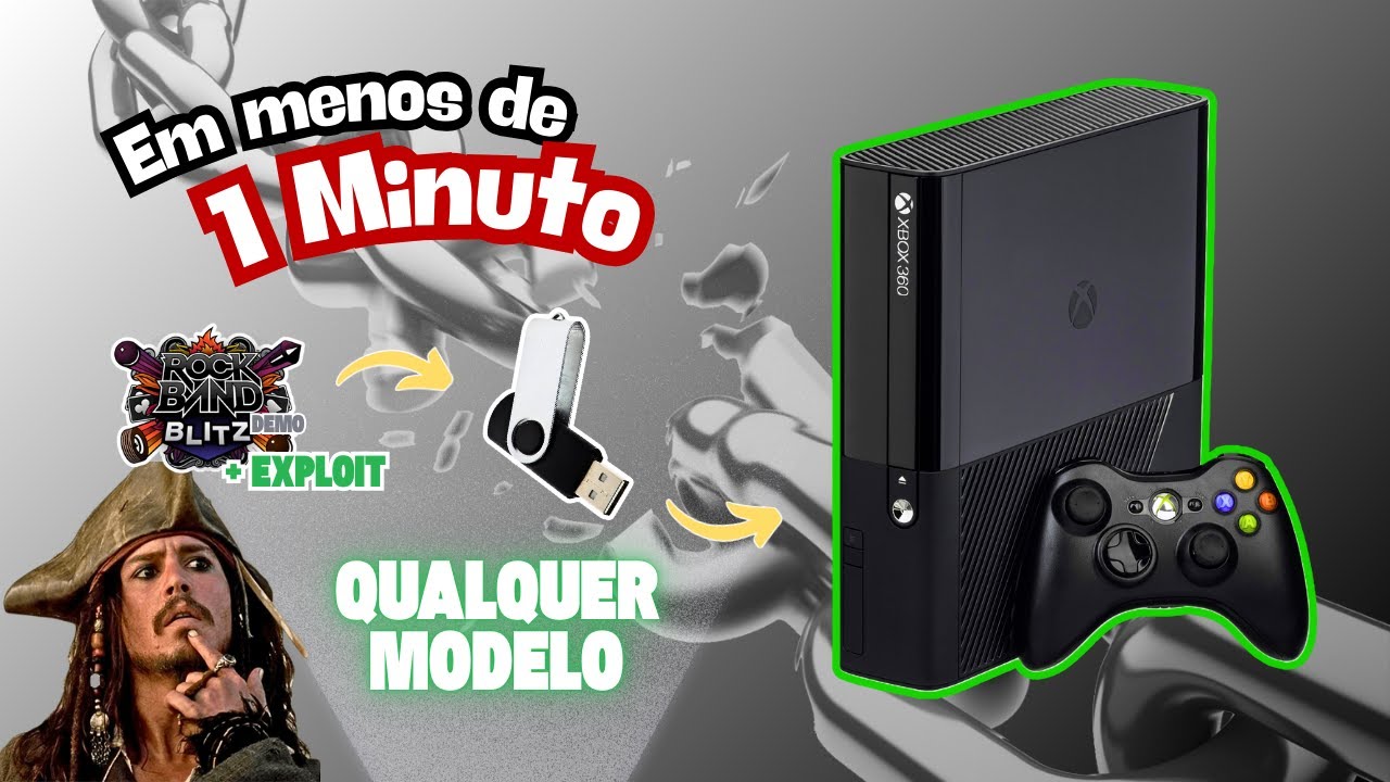 Como destravar QUALQUER Xbox 360 com 1 PENDRIVE! 🔓