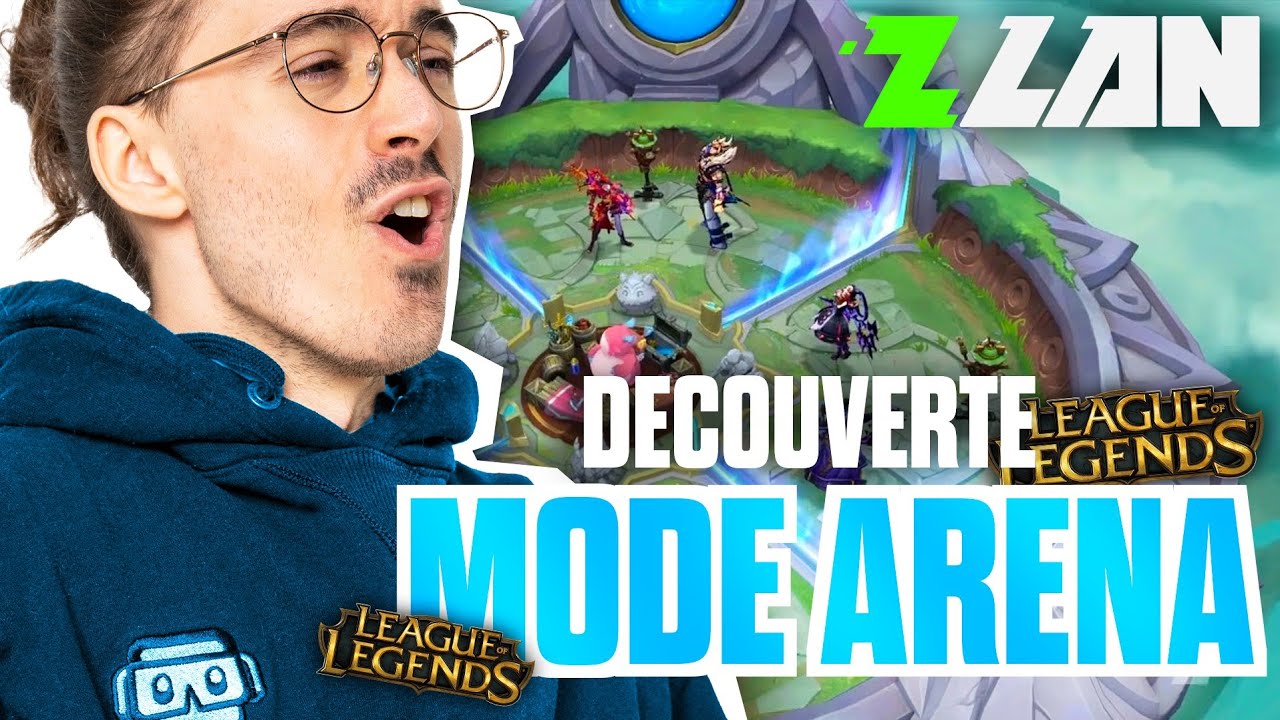 Je D&Eacute;COUVRE L'ARENA sur League Of Legends... | TRAINING Z-LAN 2024