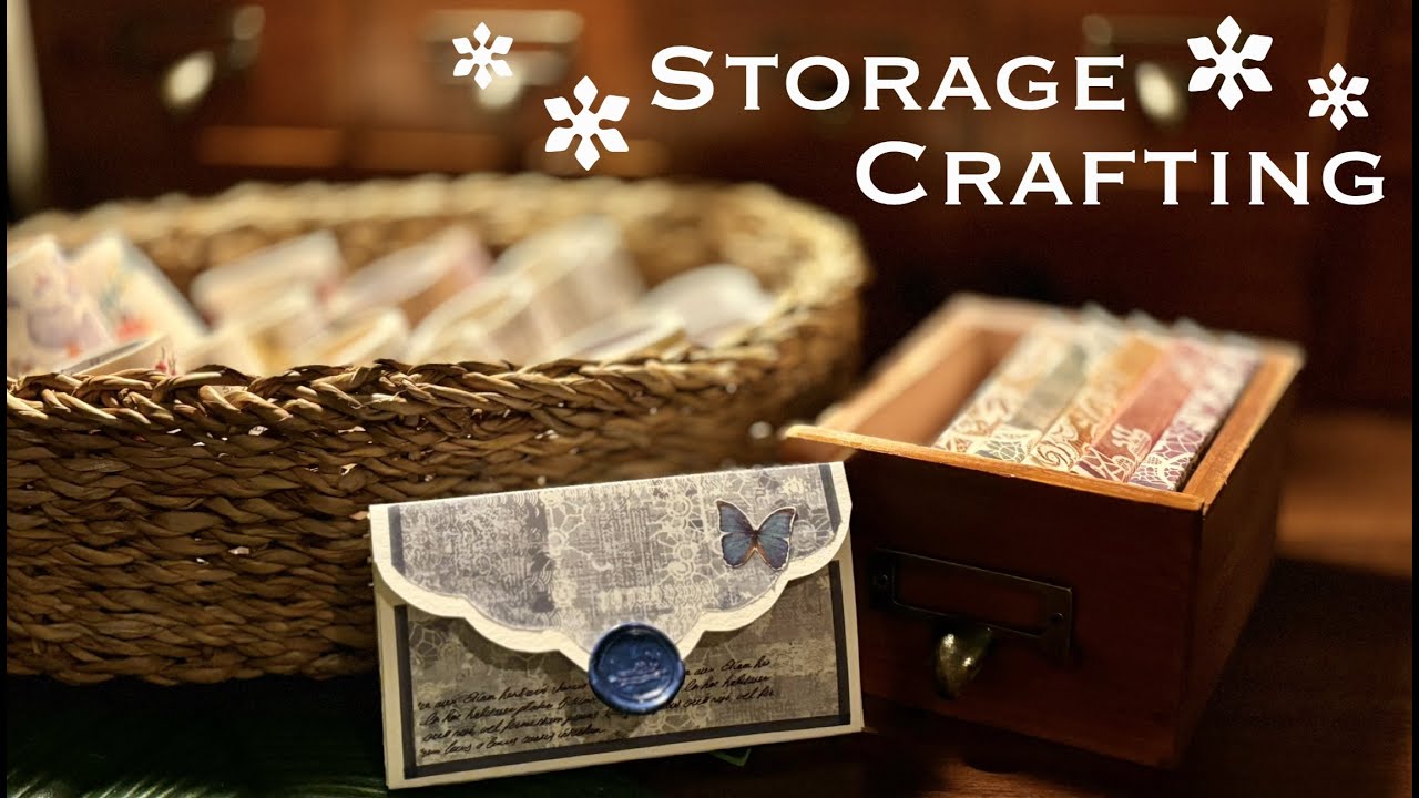 [Craft with me] Making Storage box 📦