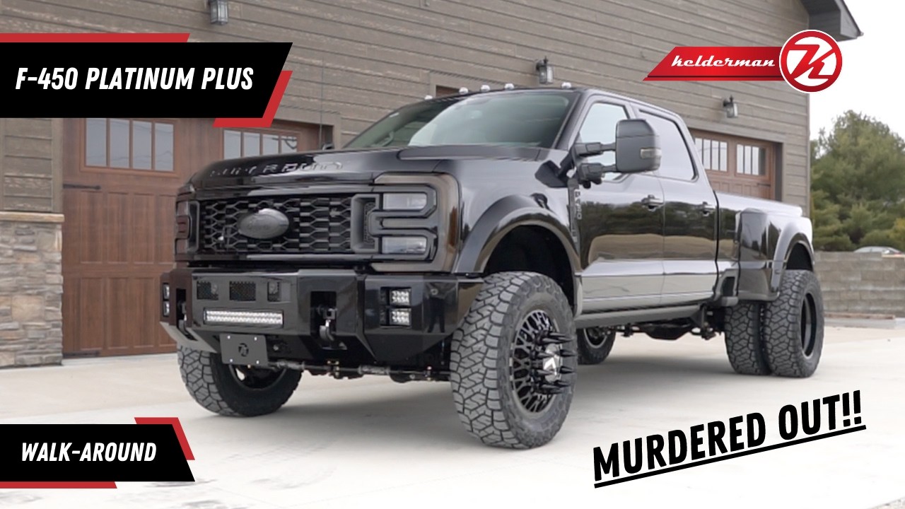 MURDERED OUT F-450 Platinum Plus with Jeff Kelderman!