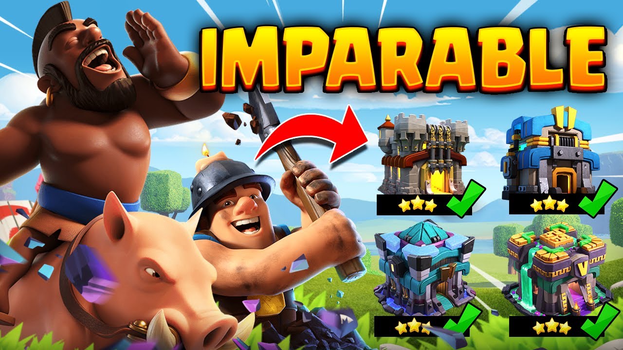 EL ATAQUE TERRESTRE que ARRASA EN TODOS los NIVELES del JUEGO! 🐷 (Salvo en TH15 :v)