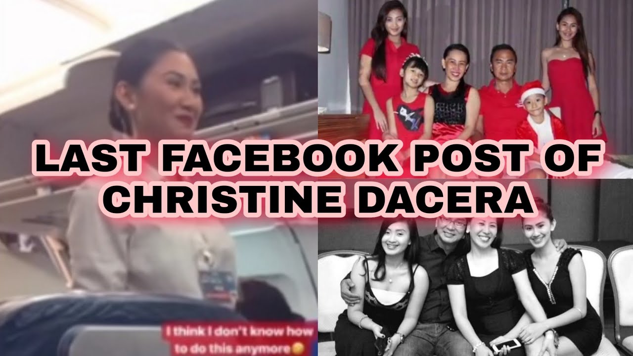 Last Facebook Post of Christine dacera with her family|Tribute for Christine