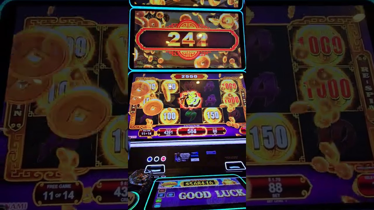 STUFFED COINS TOAD SLOT MACHINE (jackpot feature)