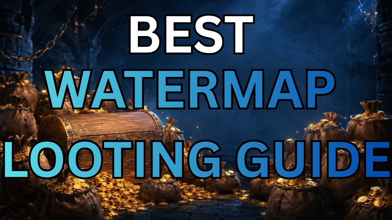 How I got RICH in SSF with Watermap (25 Coin bags +1 Chest) Best Looting Guide | Dark and Darker