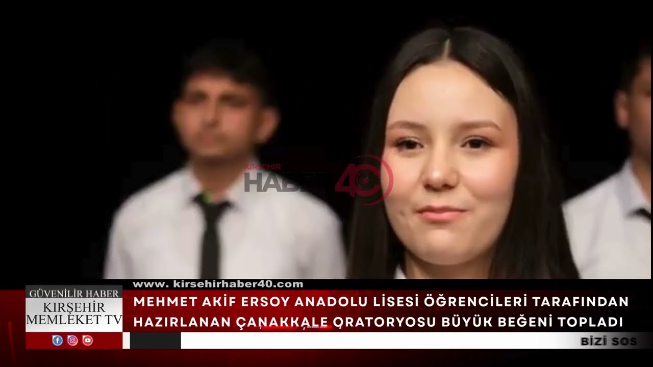 Kırşehirli Öğrencilerden Çanakkale Oratoryosu