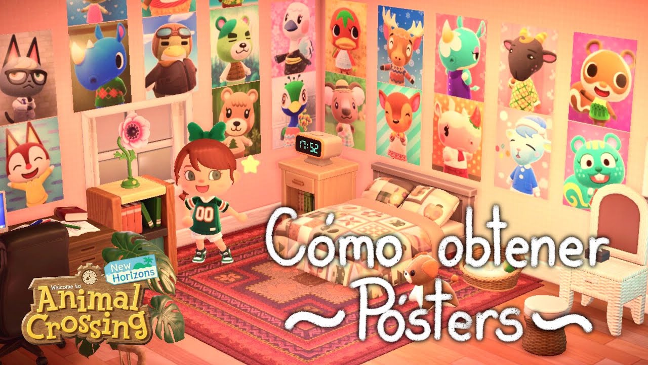 Cómo conseguir Pósters de tus vecinos ✨ Tutorial Animal Crossing New Horizons