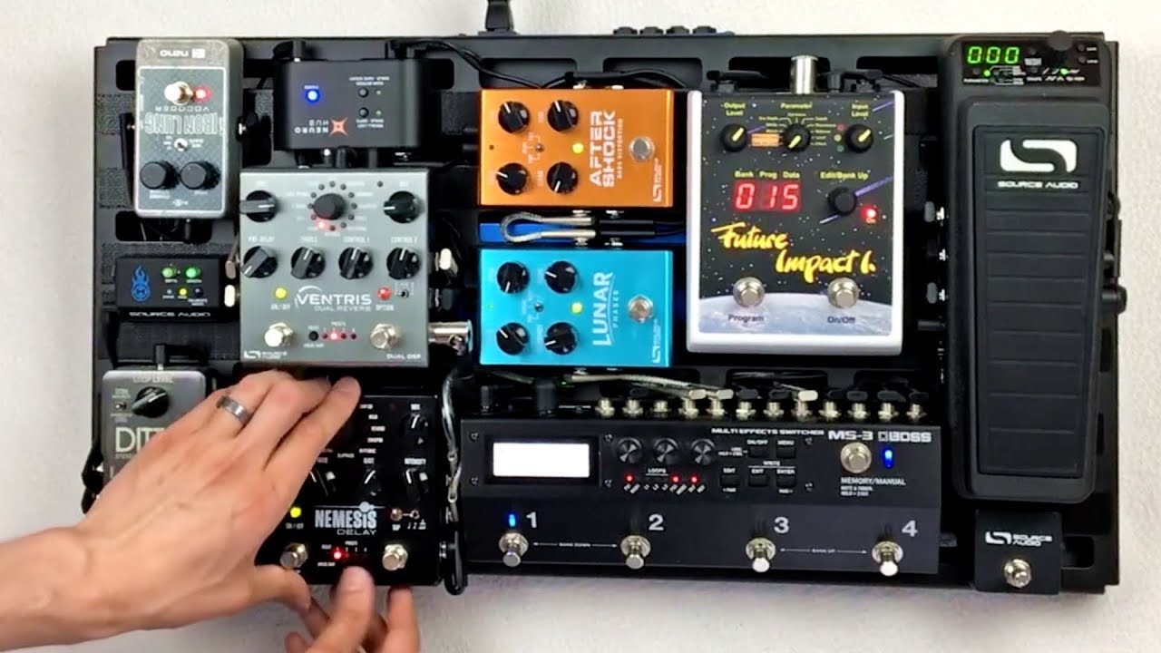BASS PEDALBOARD BUILD // Rockboard by Warwick