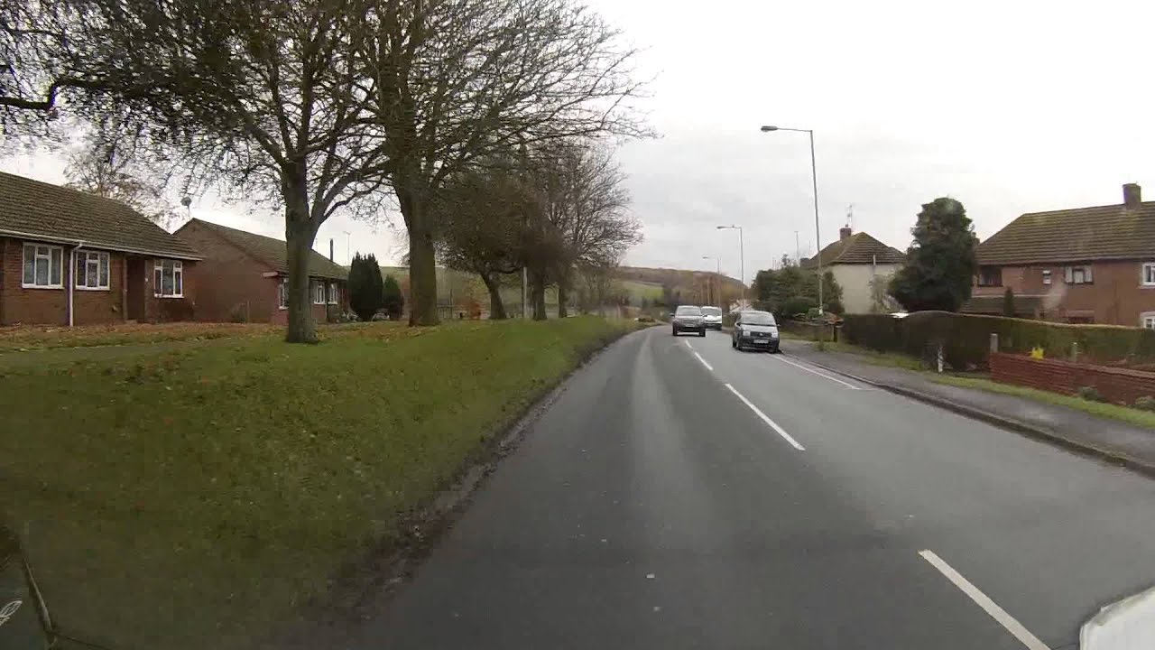 A Drive Through Upavon, Wiltshire (with police speed trap)