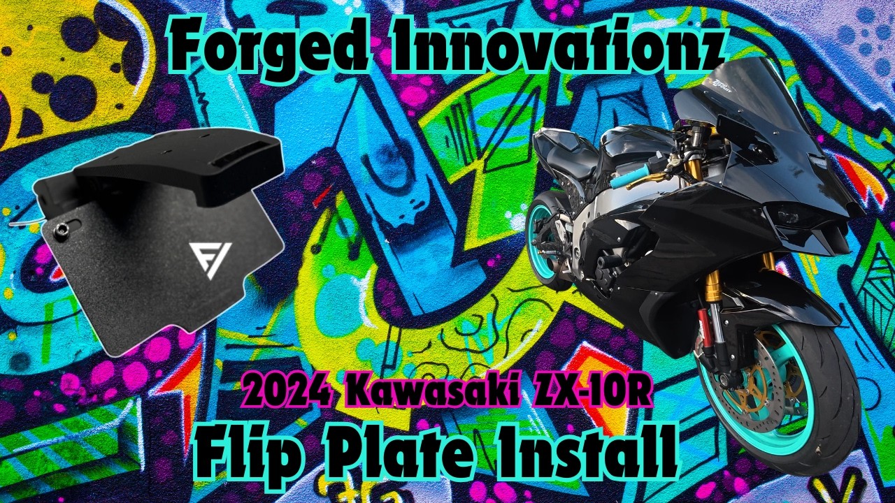 Forged Innovationz Flip Plate Install 2024 Kawasaki ZX-10R