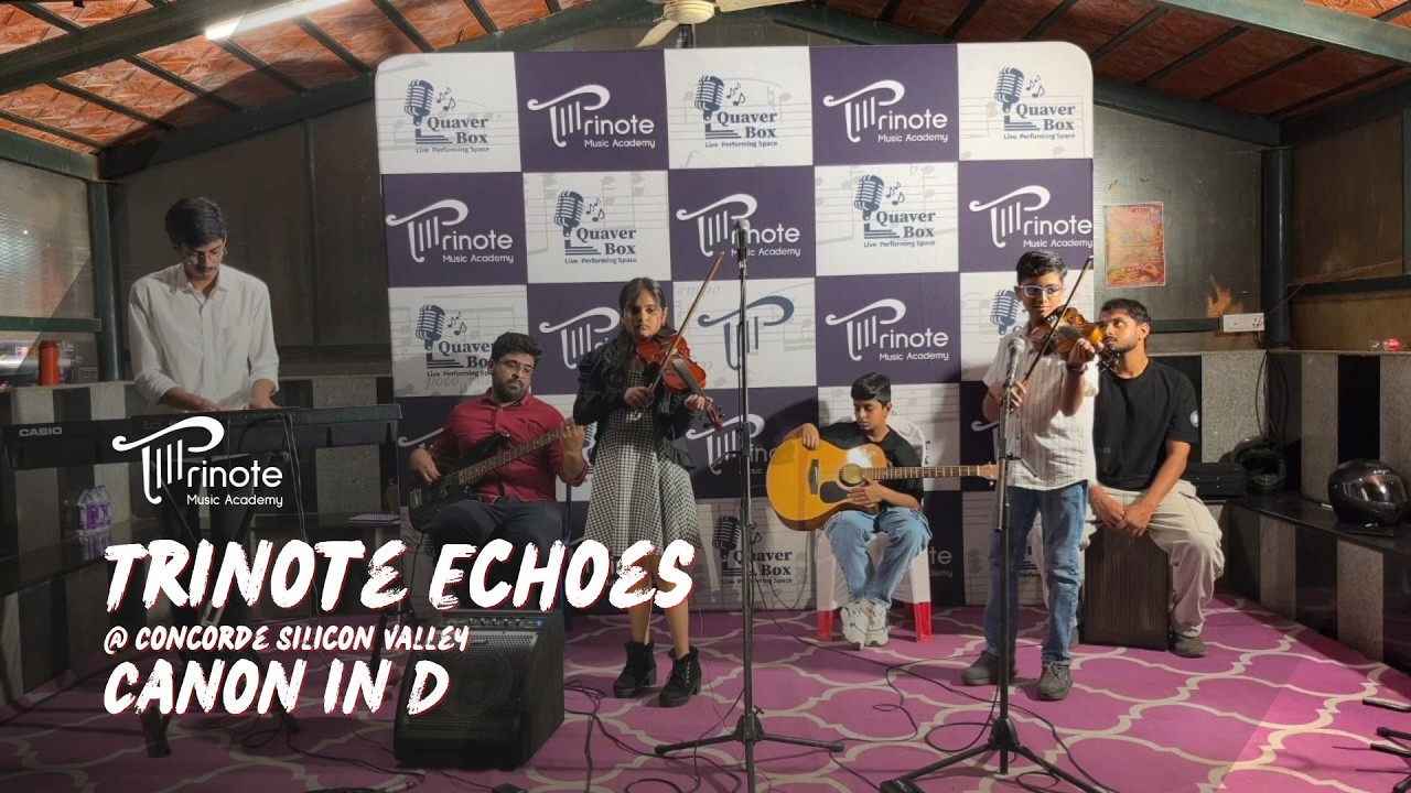Canon in D | Trinote Echoes @ Concorde Silicon Valley | Trinote Music Academy Electronic City