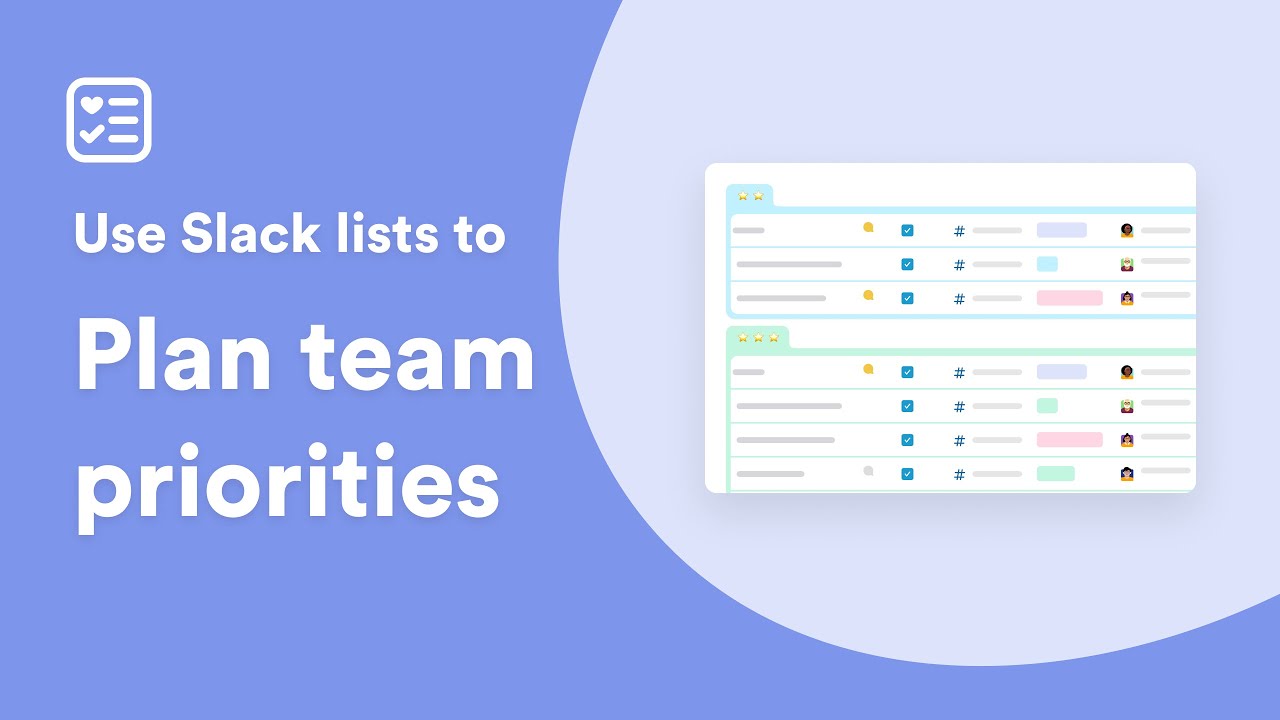 How to prioritize tasks with lists in Slack
