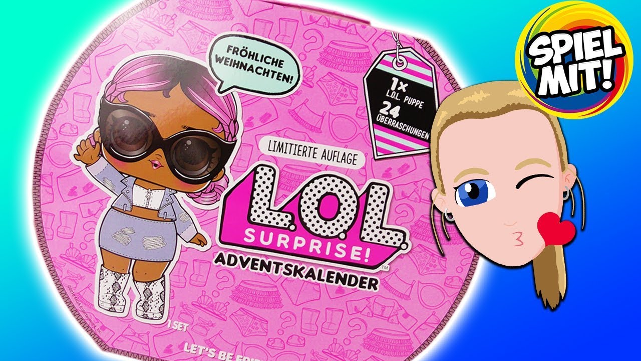 LOL Surprise ADVENTSKALENDER 2018 deutsch | Wir öffnen alle 24 Türchen! 1 süße Puppe +24 Accessoires