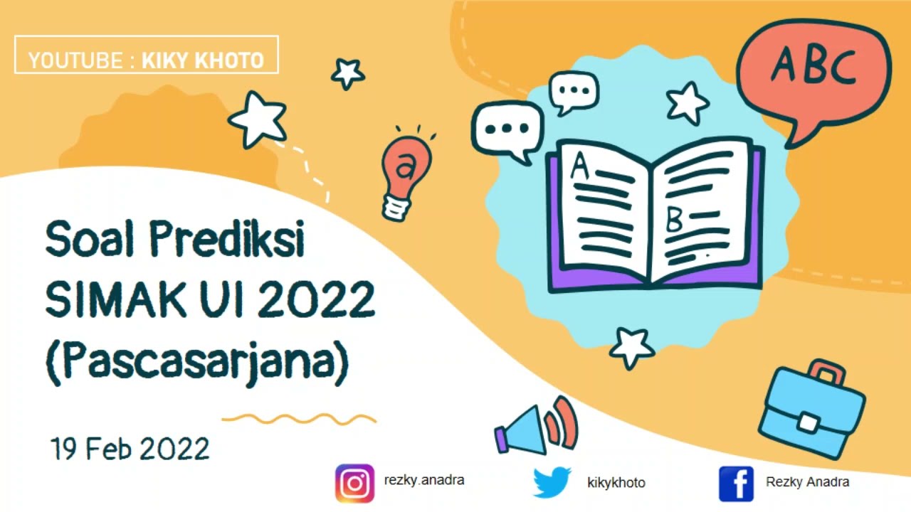 Prediksi Soal SIMAK UI Pascasarjana 2022 | TPA Matematika dan Verbal