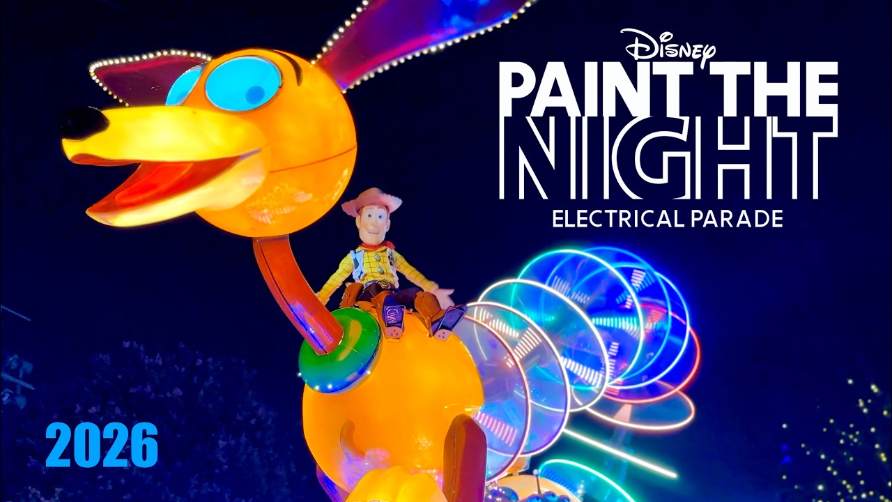 Paint the Night Parade 2026 - Disneyland Resort 70th Celebration Nighttime Show 4K