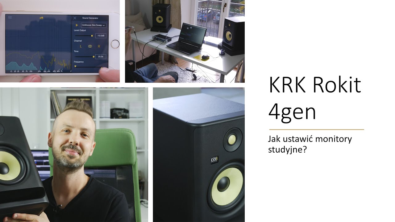 KRK Rokit 4Gen i 7 wskaz&oacute;wek jak poprawne ustawić monitory studyjne!