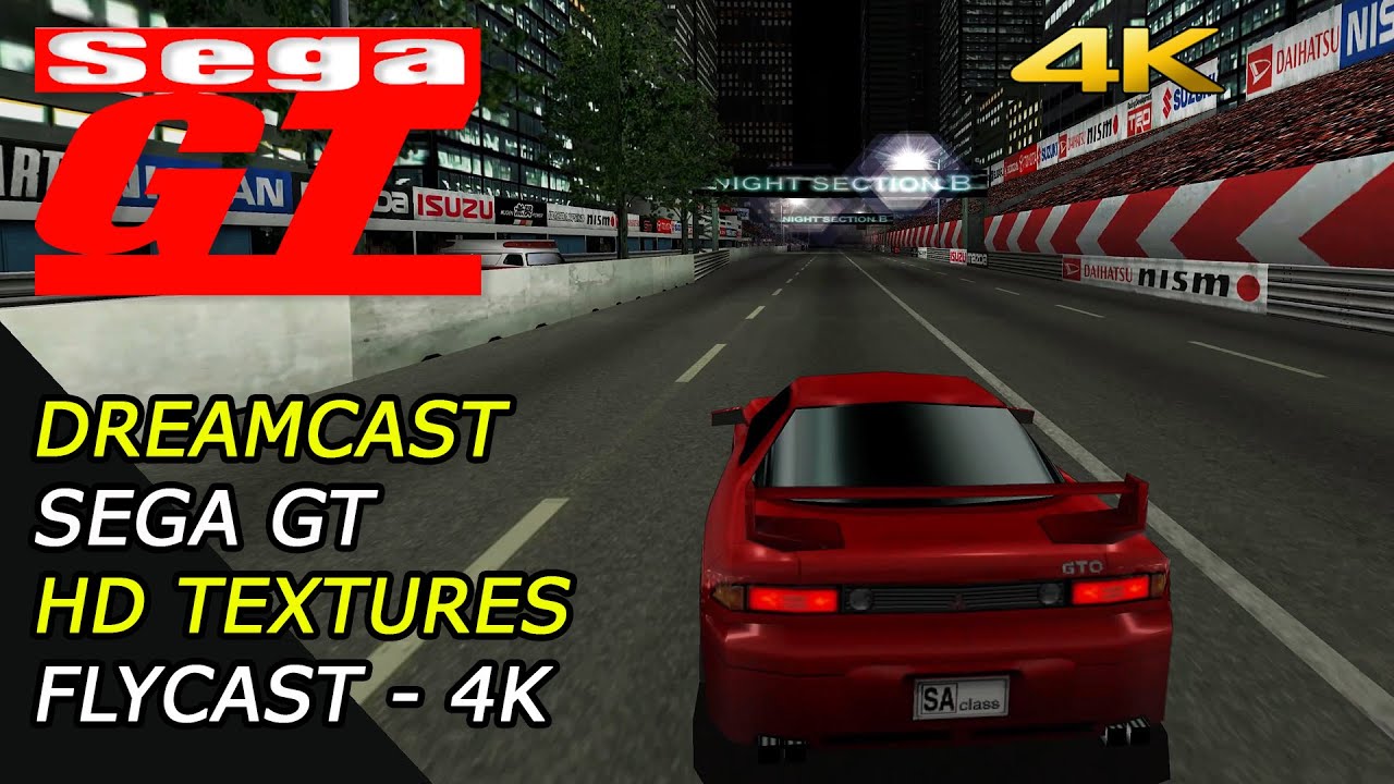 SEGA GT (EUROPEAN EDITION) - HD TEXTURES (Dreamcast) 4K Widescreen/Flycast - PC