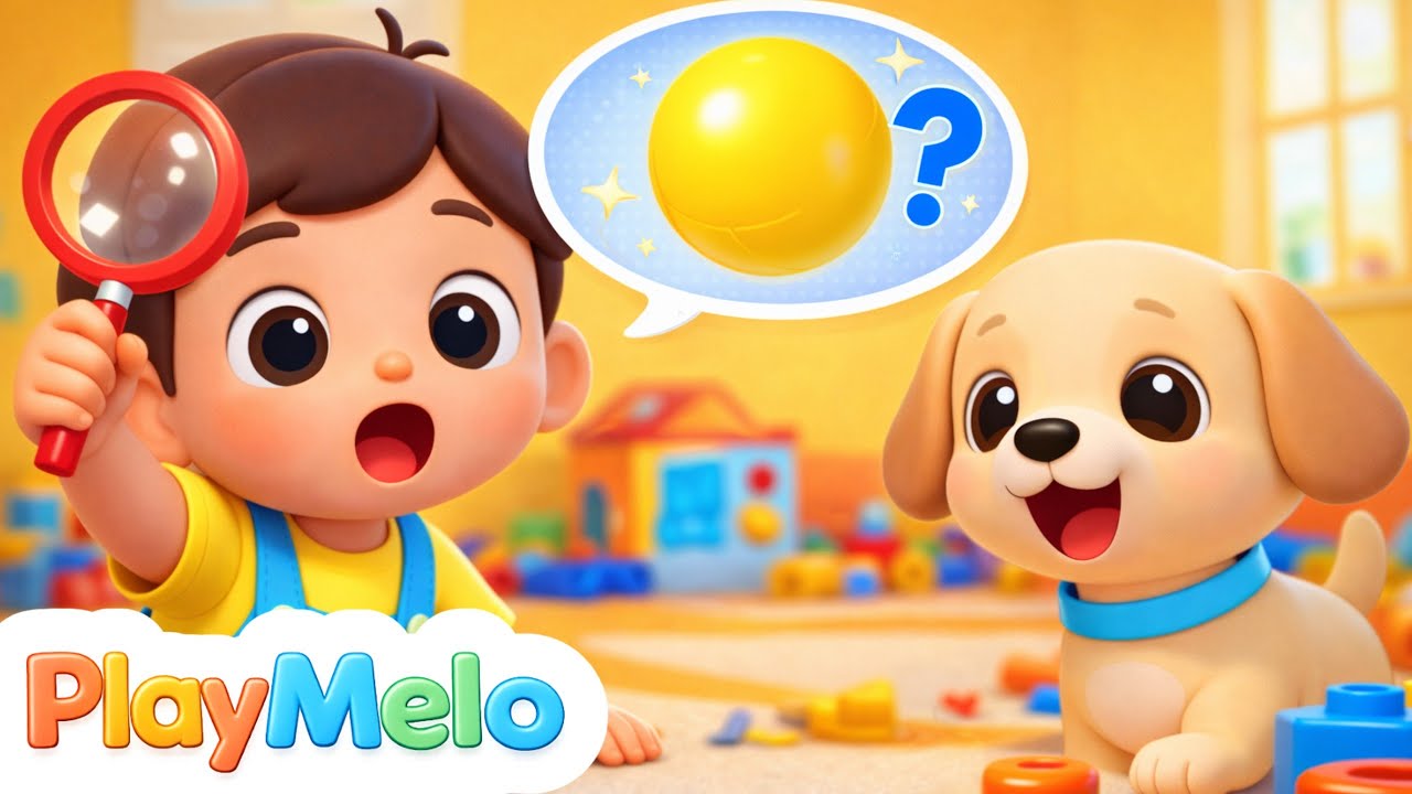 Where Did Melo's Ball Go? 🟡 | Learn With Melo