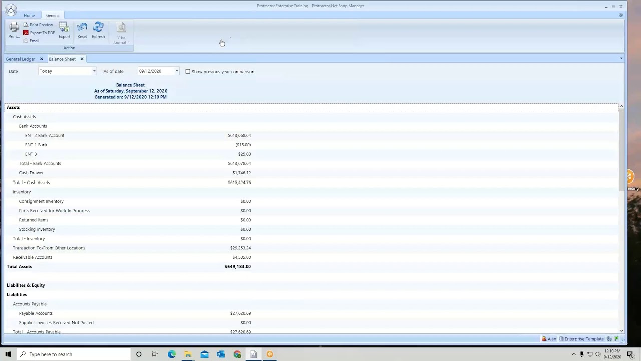 Enterprise - General Ledger