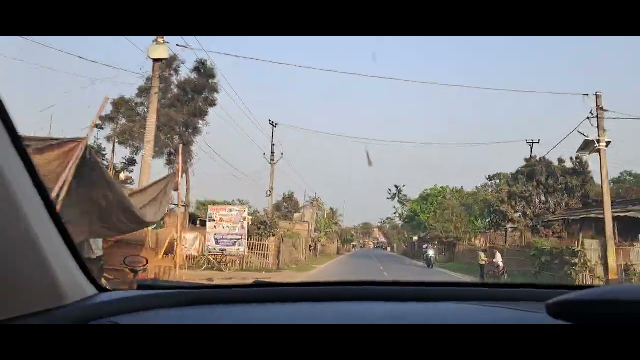 Road  and  land between Supaul and Madhepura 