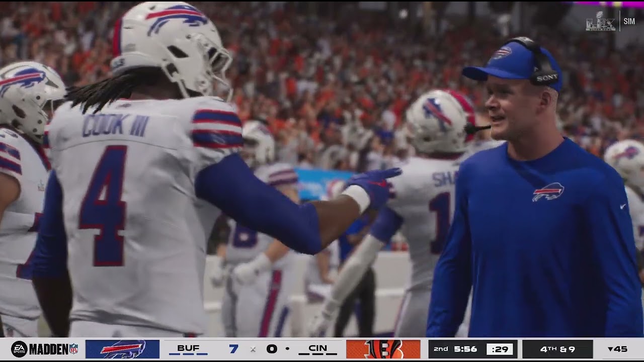 Buffalo Bills vs Cincinnati Bengals|Super Bowl|Madden NFL 26
