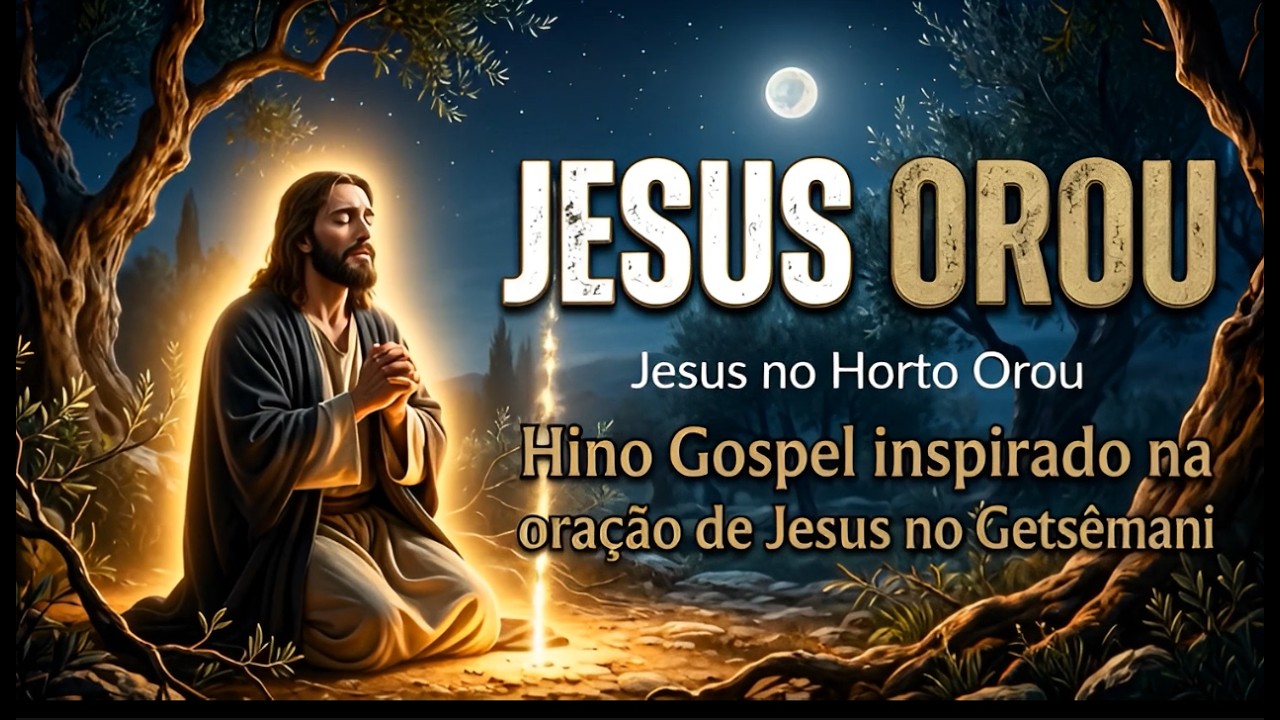 Jesus no Horto Orou – Hino Gospel Poderoso Sobre o Getsêmani  #hinoevangelico #louvoreadoração