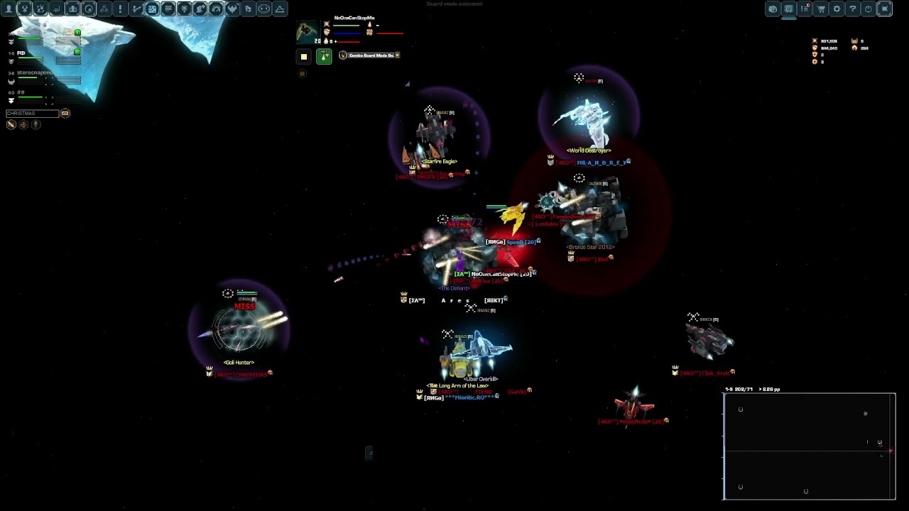 DarkOrbit - Teamfight 6 vs 10+
