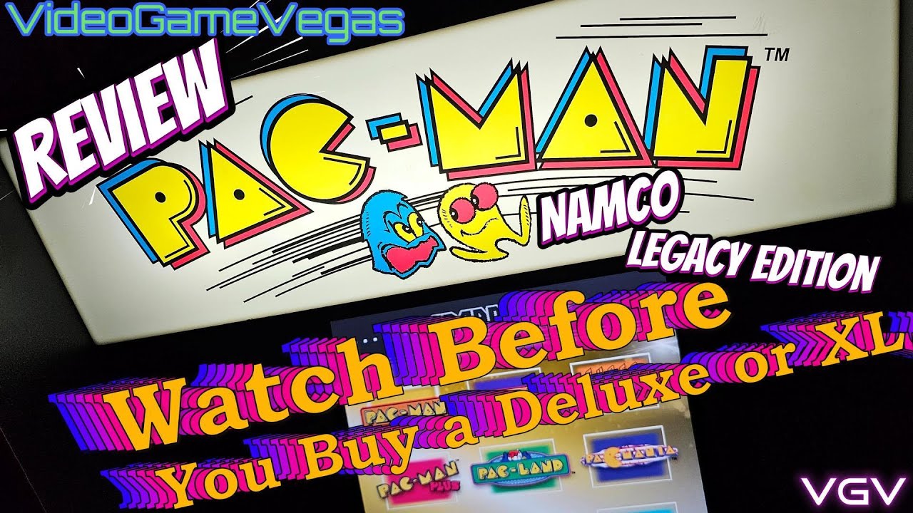 Review - Arcade1Up Namco Pac-Man Legacy Arcade Cabinet (Watch This Before You Buy A Deluxe Or XL)