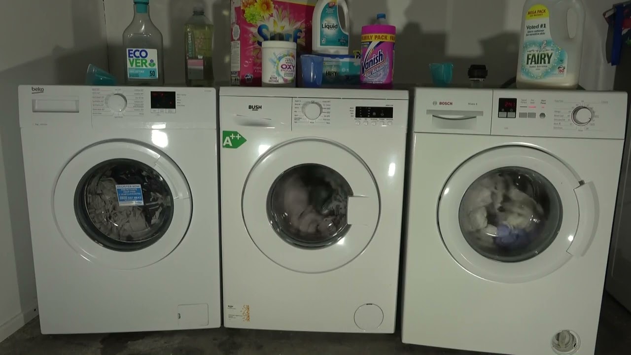 Wash race - New Beko Vs. Bush Vs. Bosch / Cotton 60'c + Prewash (double fail)