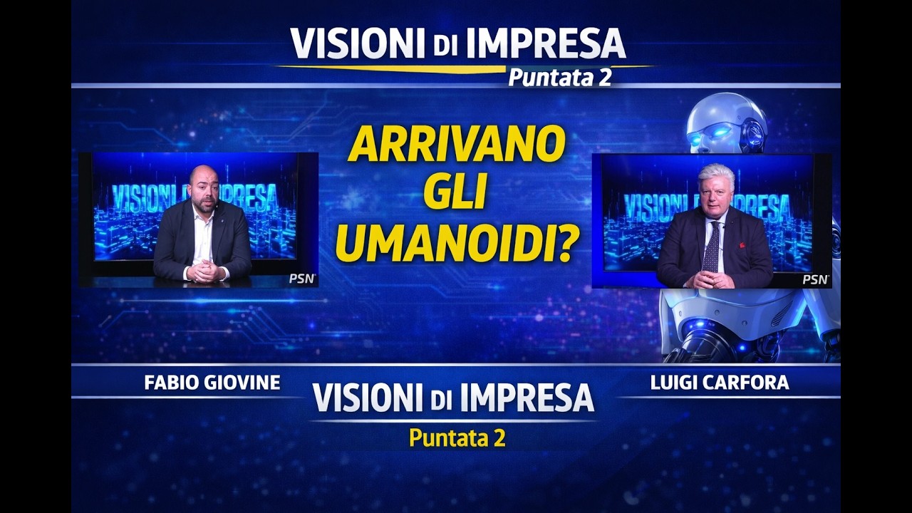 Umanoidi e Intelligenza Artificiale: la Rivoluzione dell’Impresa | Visioni di Impresa – Puntata 2